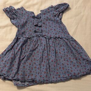 Old Navy Blue Floral Kids Dress